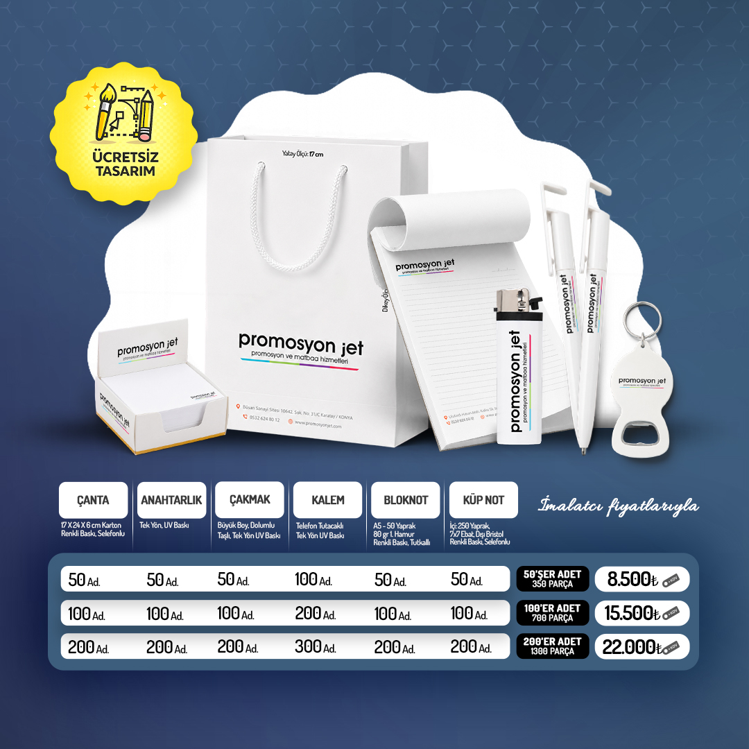 6 Çeşit Paket